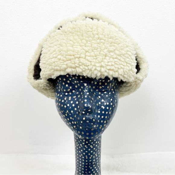 Stetson Mens Plaid Sherpa Hat Trapper Ushanka Winter Large - Picture 5 of 11